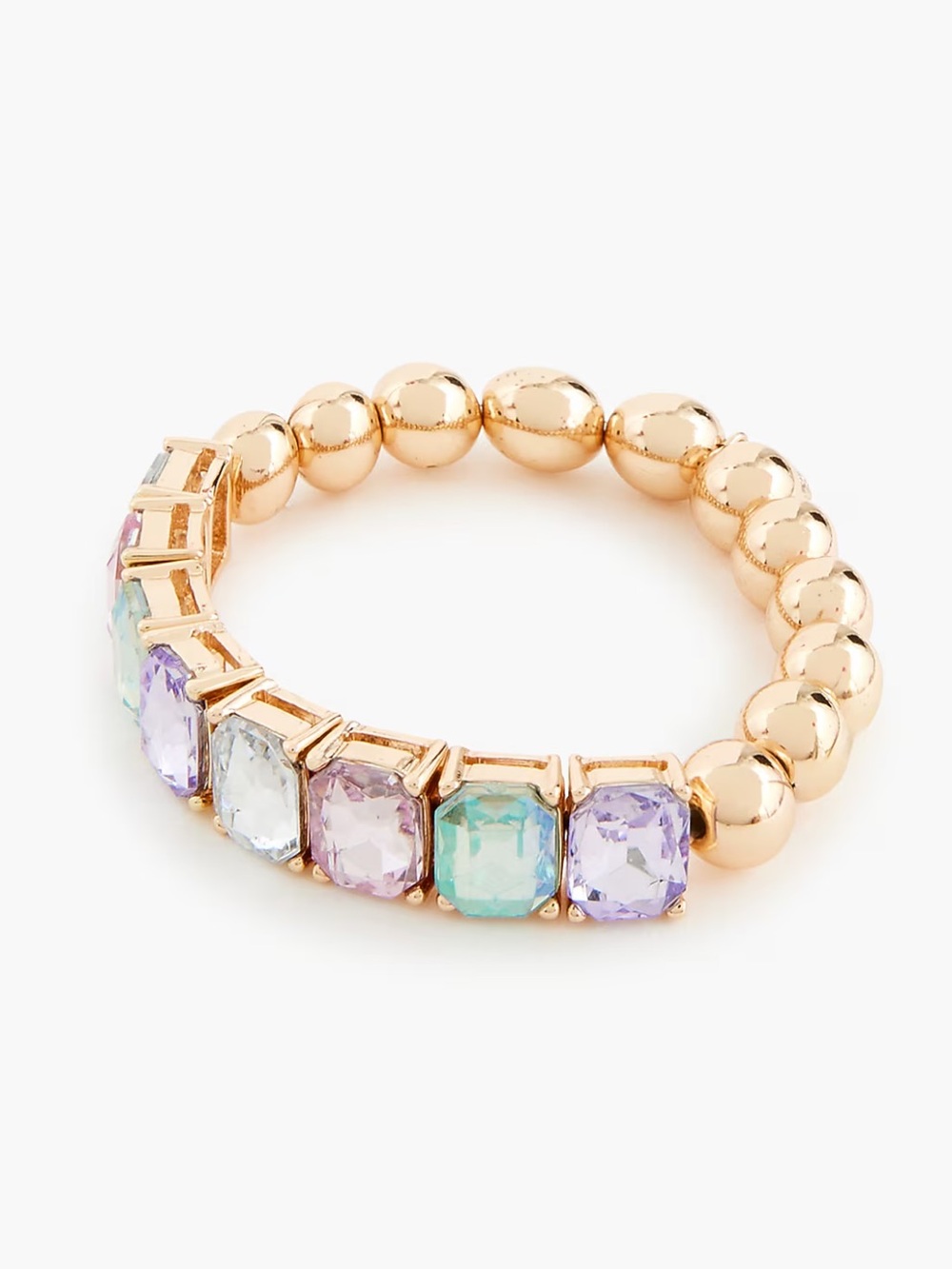 Jcrew Girls' rainbow gem bracelet - NWT